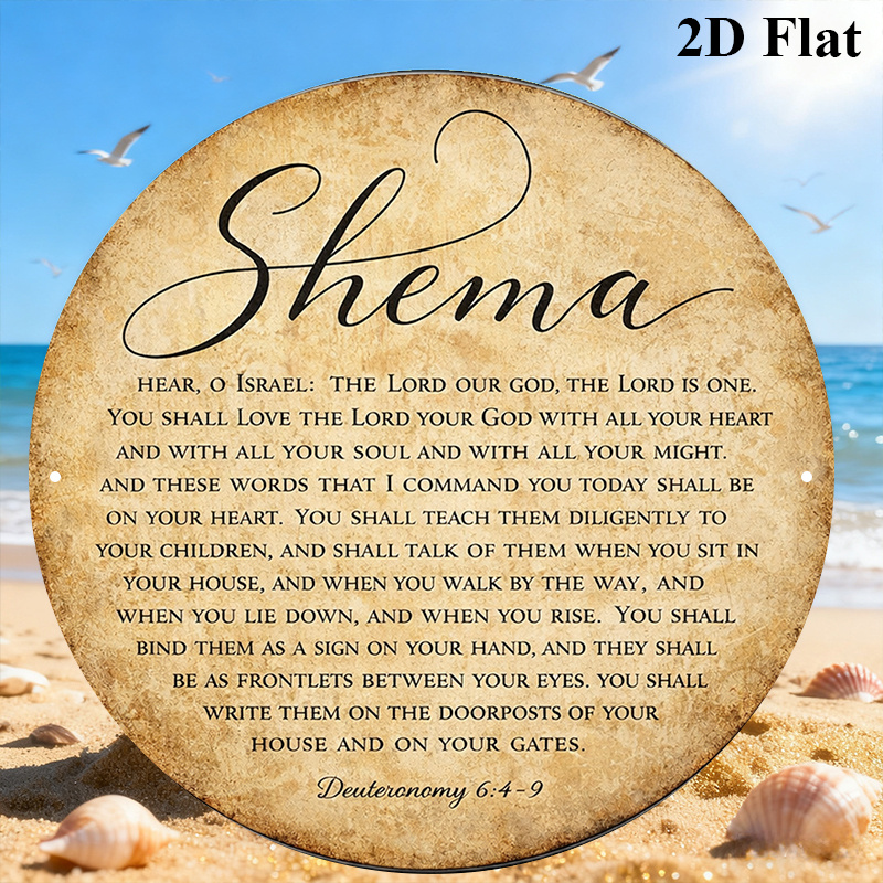 Art & Craft Paper Ideas For Kids - CIFBUY ป้ายโลหะกันน้ำลายพระคัมภีร์ยิววินเทจ ขนาด 8x8 นิ้ว สำหรับตกแต่งบ้าน
