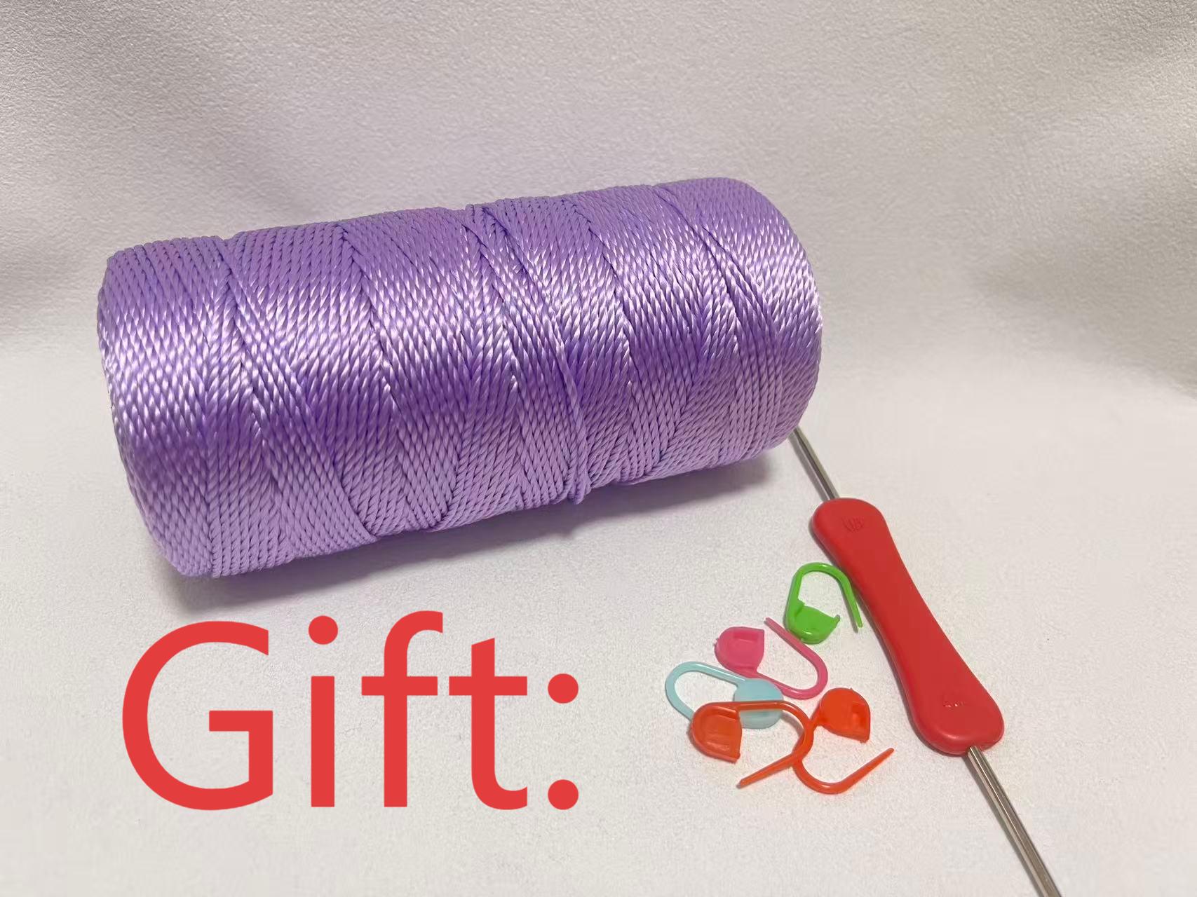 Art Craft Yarn - เส้นด้ายโพลีโพรพิลีนสี ขนาด 1.5 มม. ยาว 200