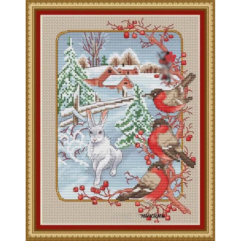 Art Craft And Cloth - 12086 ชุดปักครอสติสชุดสําหรับเย็บปักถักร้อย Cross-stitch Cross Stitch ชุด