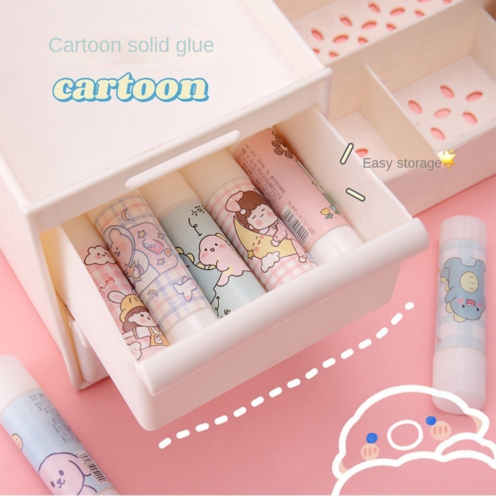 Art Craft 6 Year Old - PVA แท่งกาวแข็งลายการ์ตูนสำหรับเด็กอุปกรณ์งานประดิษฐ์ศิลปะแบบแท่งกาวสำหรับสำนักงาน