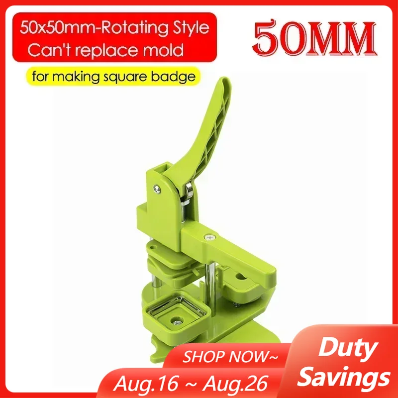 Art Craft Magnet - หมุนสไตล์สแควร์ Badge ปุ่ม Maker สําหรับ DIY