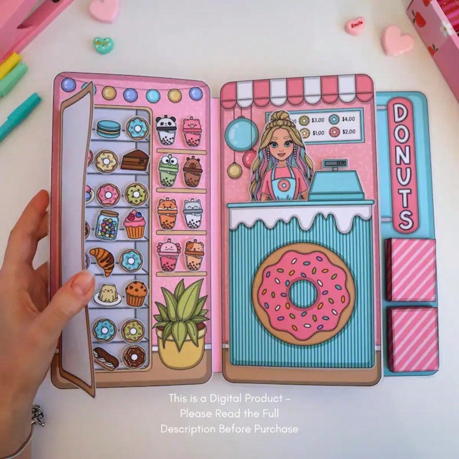 ชุดของเล่นจำลองร้านโดนัท, หนัง - Art Craft 6 Year Old บทวิจารณ์และราคา