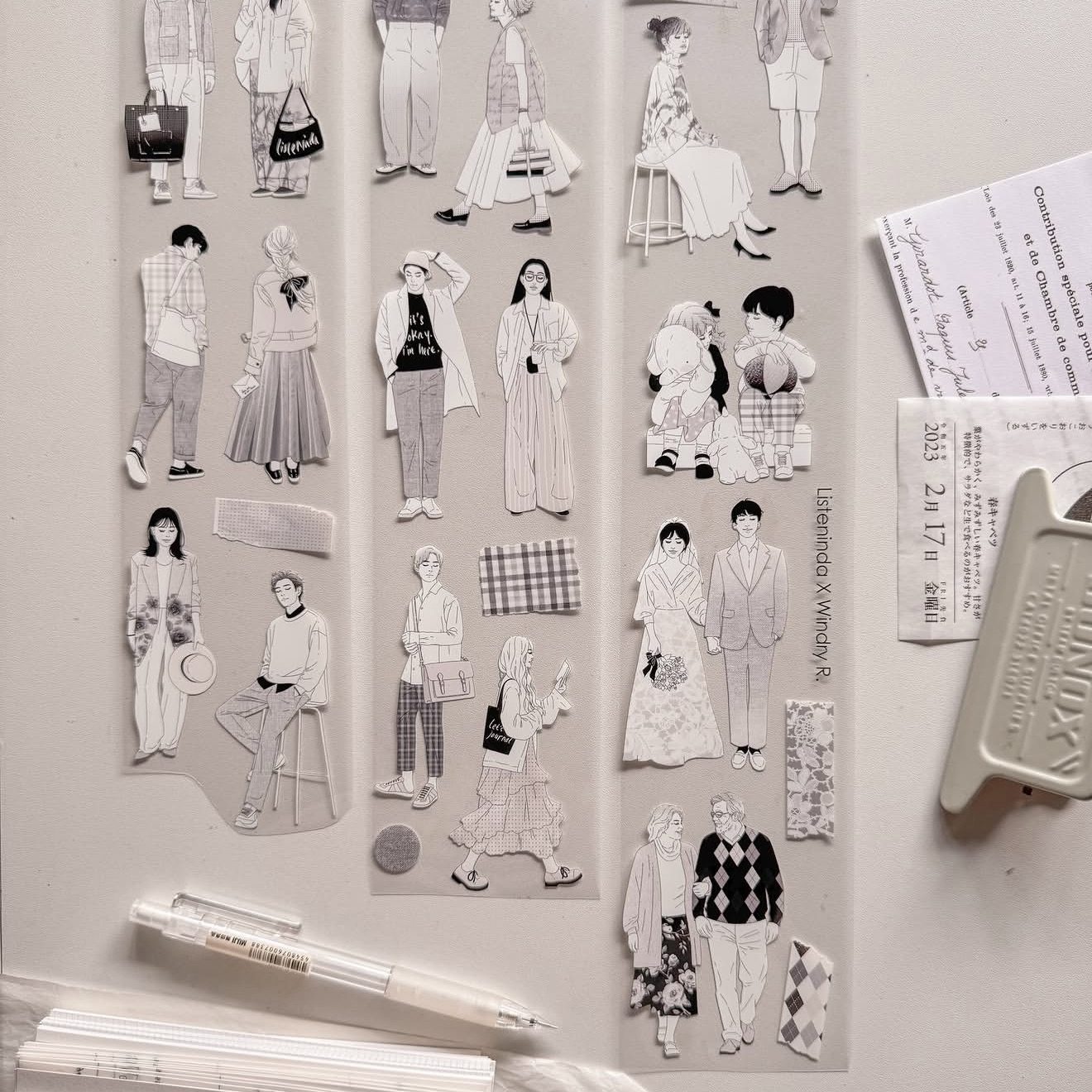 เทป PET ลายวินทรี่ โมโนช โรแมน - Washi Tape Rolls บทวิจารณ์และราคา