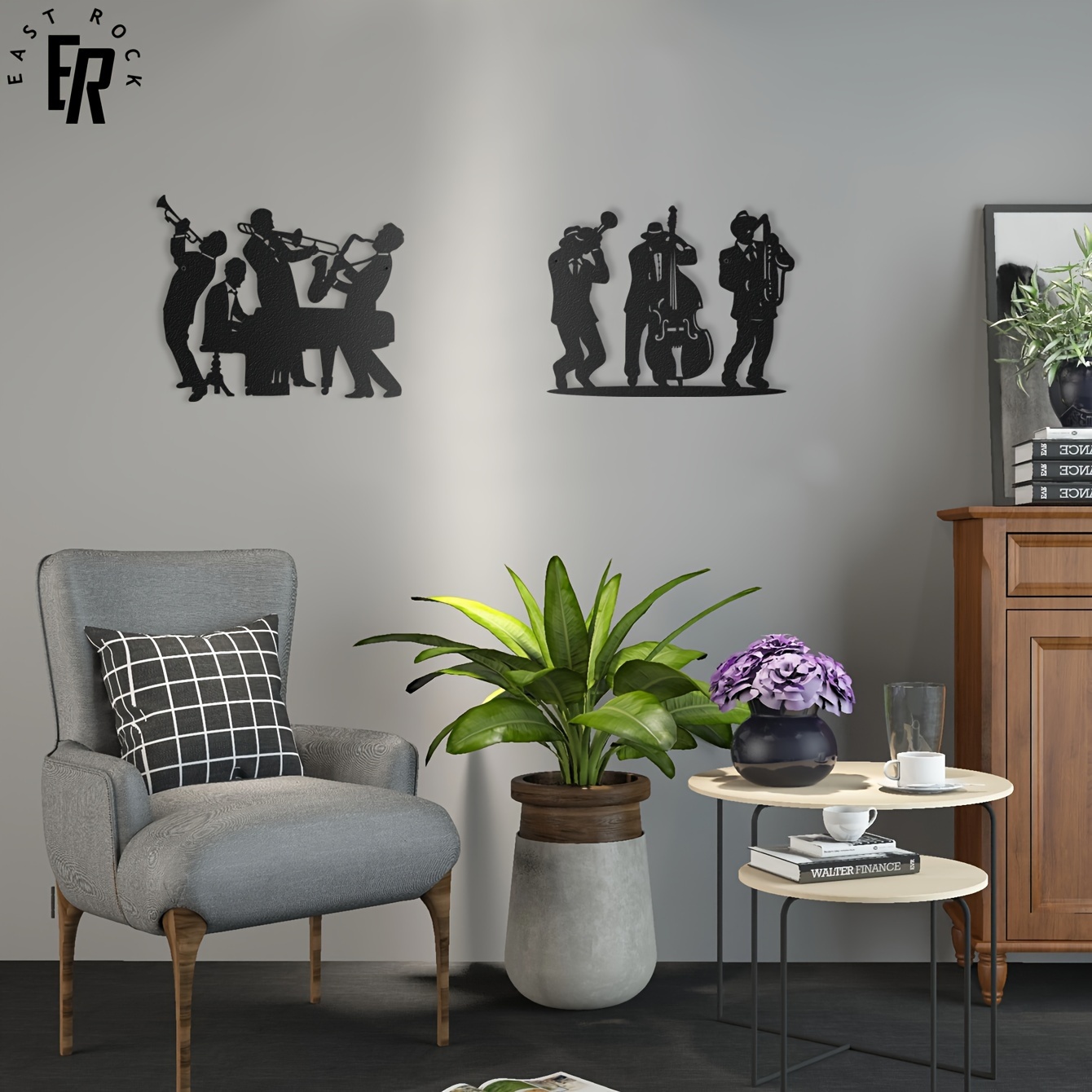 ของตกแต่งผนังรูปเงาดนตรีเมทัล  - Art Craft Bar บทวิจารณ์และราคา