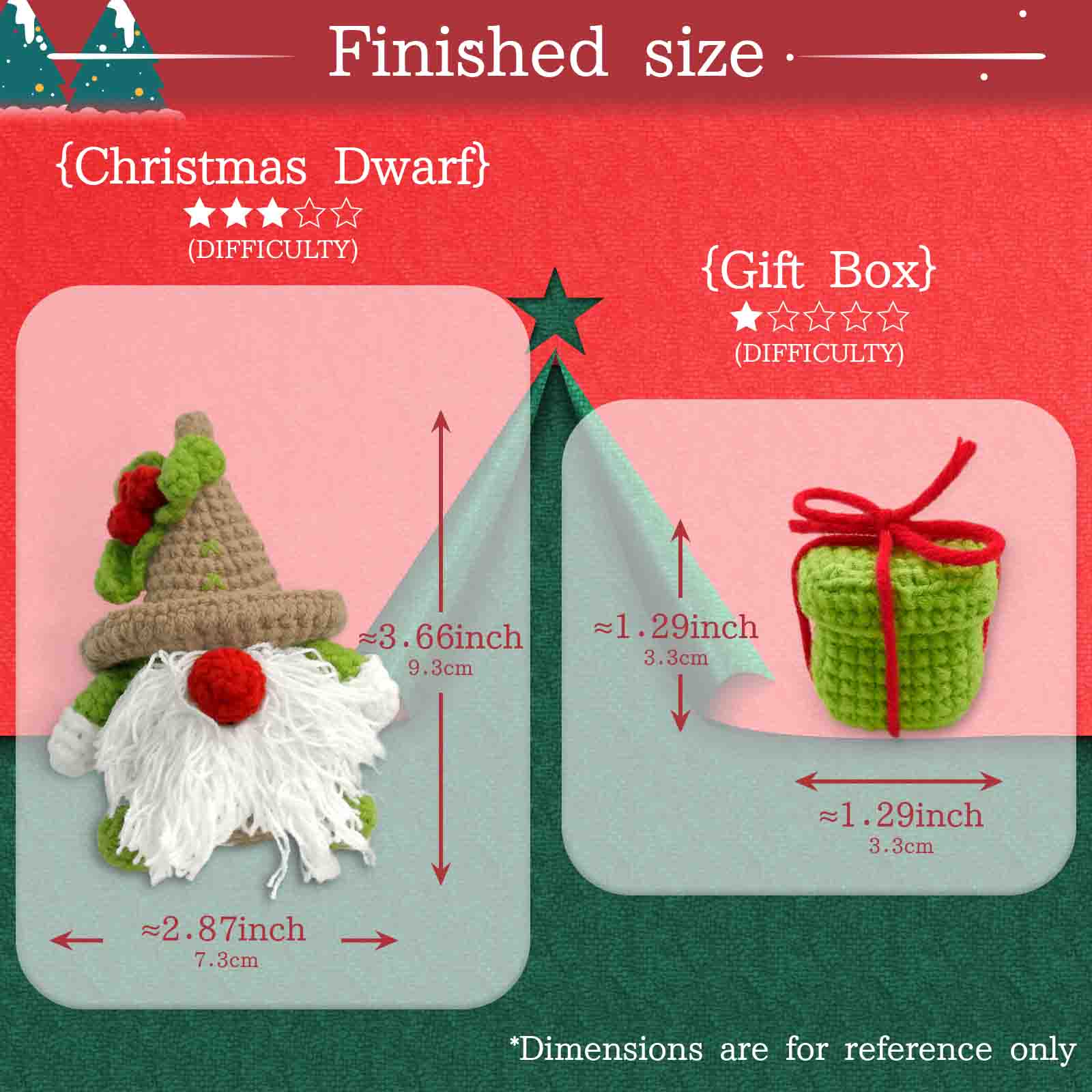 ชุดถักโครเชต์ธีมคริสต์มาส YAMA - Art Craft Yarn บทวิจารณ์และราคา