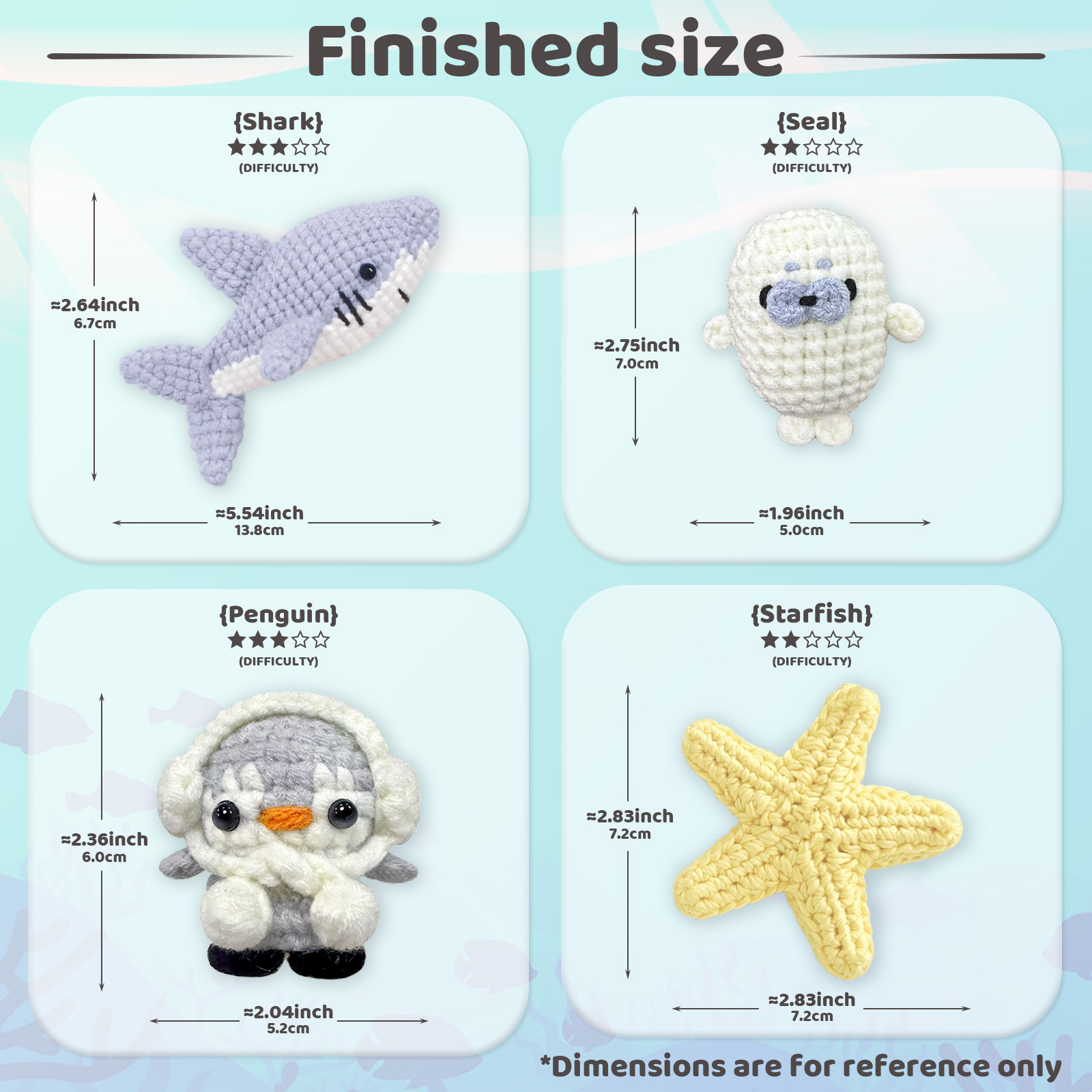 ชุดอุปกรณ์ถักโครเชต์ YAMAXIN 4 - Art Craft Yarn บทวิจารณ์และราคา