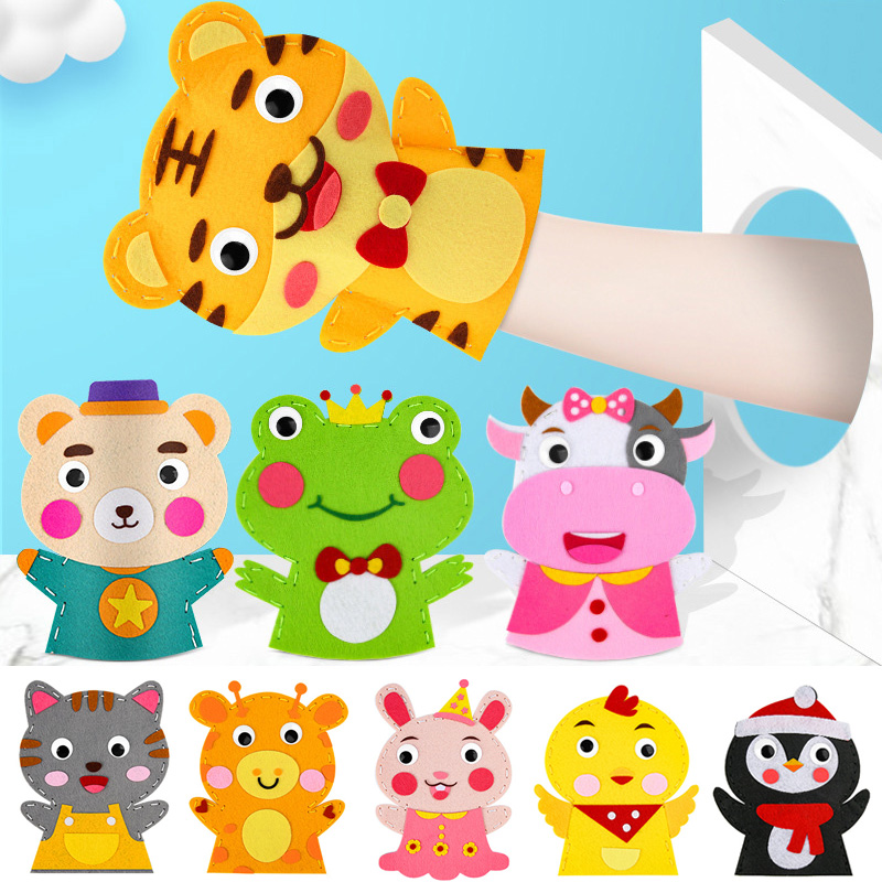 น่ารักการ์ตูนสัตว์หุ่นมือเด็ก  - Art Craft 6 Year Old บทวิจารณ์และราคา