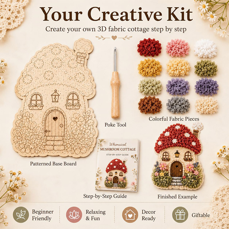 ชุดงานฝีมือ DIY บ้านเห็ด 3 มิต - Art Crafts บทวิจารณ์และราคา