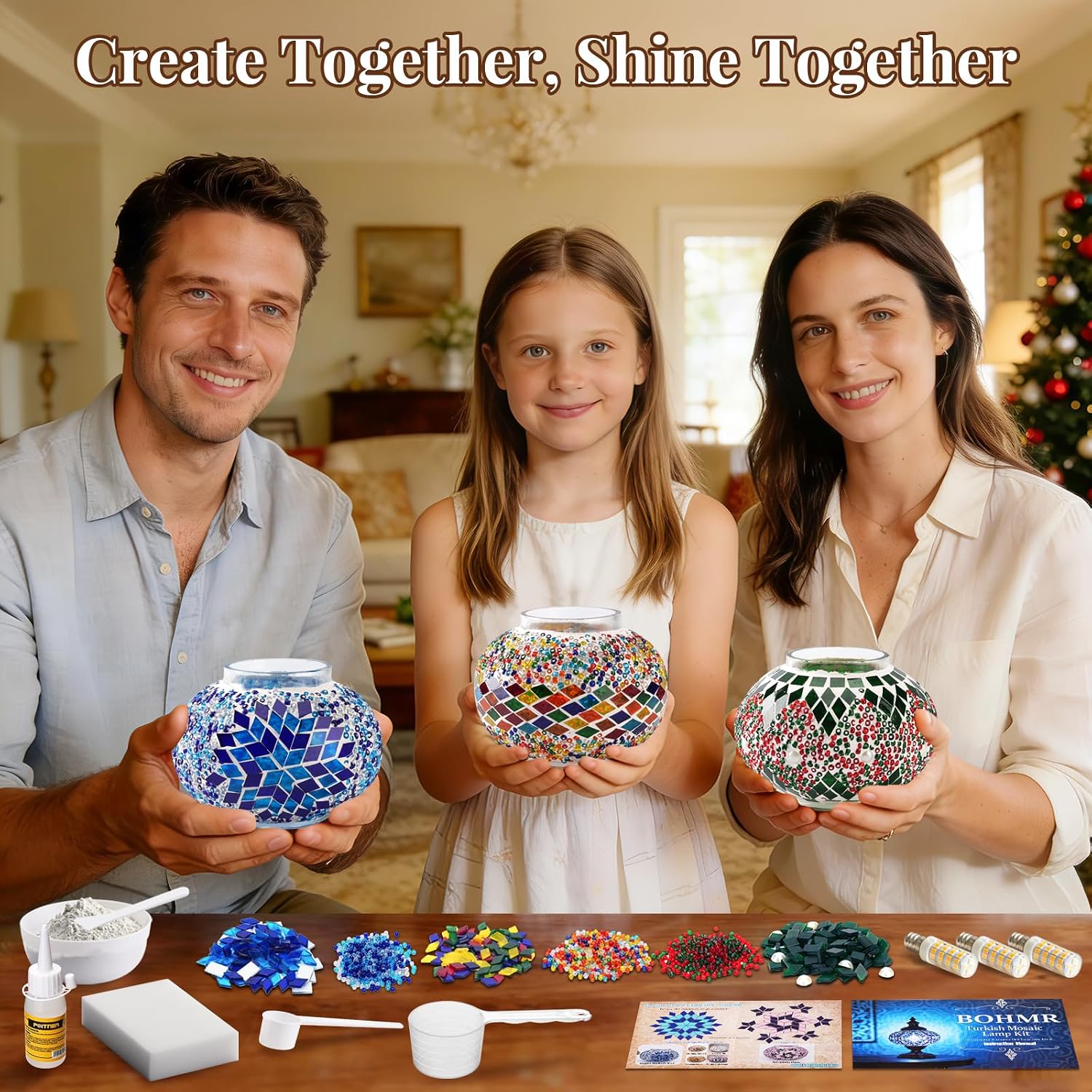 ชุดทำโคมไฟโมเสคแบบตุรกี 3 ทรงก - Art Crafts บทวิจารณ์และราคา