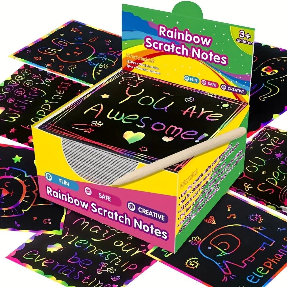 ชุดการ์ดศิลปะขูดสร้างสรรค์มากม - Art Craft 6 Year Old บทวิจารณ์และราคา
