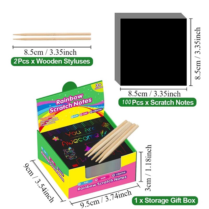 ชุดการ์ดศิลปะขูดสร้างสรรค์มากม - Art Craft 6 Year Old บทวิจารณ์และราคา