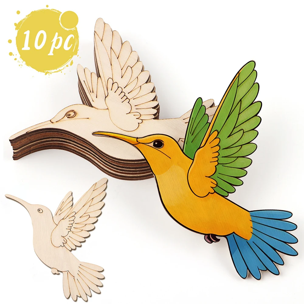 ชุดงานฝีมือไม้รูปสัตว์และนก 10 - Art Crafts บทวิจารณ์และราคา