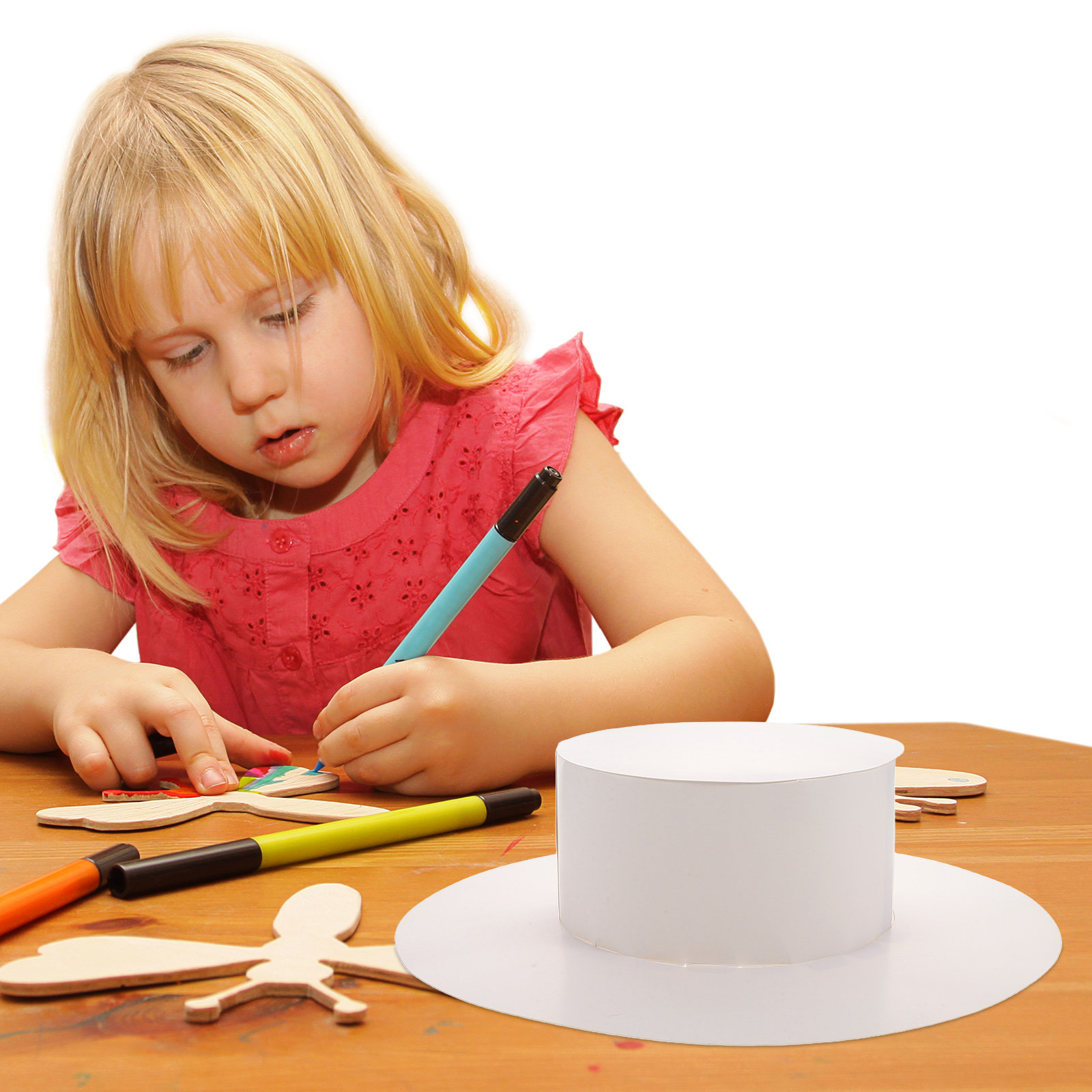 หมวกกระดาษเปล่าสำหรับเด็ก 5 ชิ - Art Craft Hat บทวิจารณ์และราคา