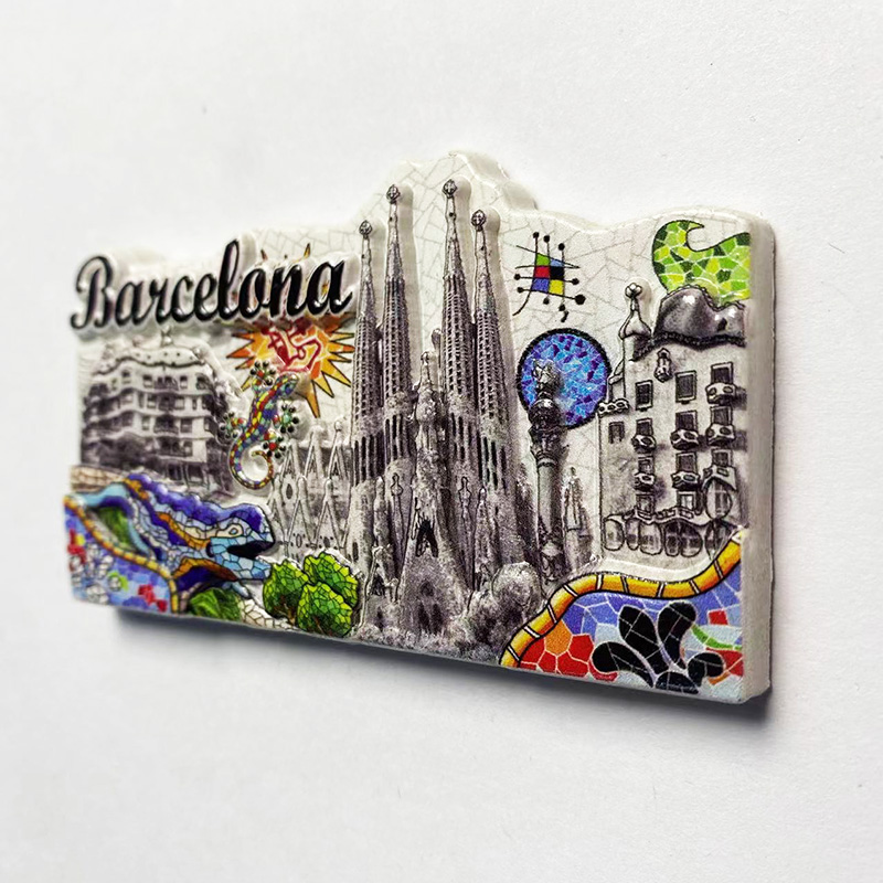 บาร์เซโลนาของที่ระลึกตกแต่งบ้า - Art Craft Magnet บทวิจารณ์และราคา