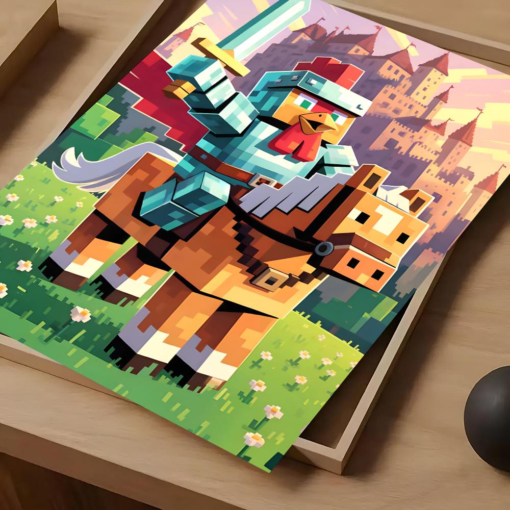 โปสเตอร์เกม Minecraft สำหรับงา - Art Craft Bar บทวิจารณ์และราคา
