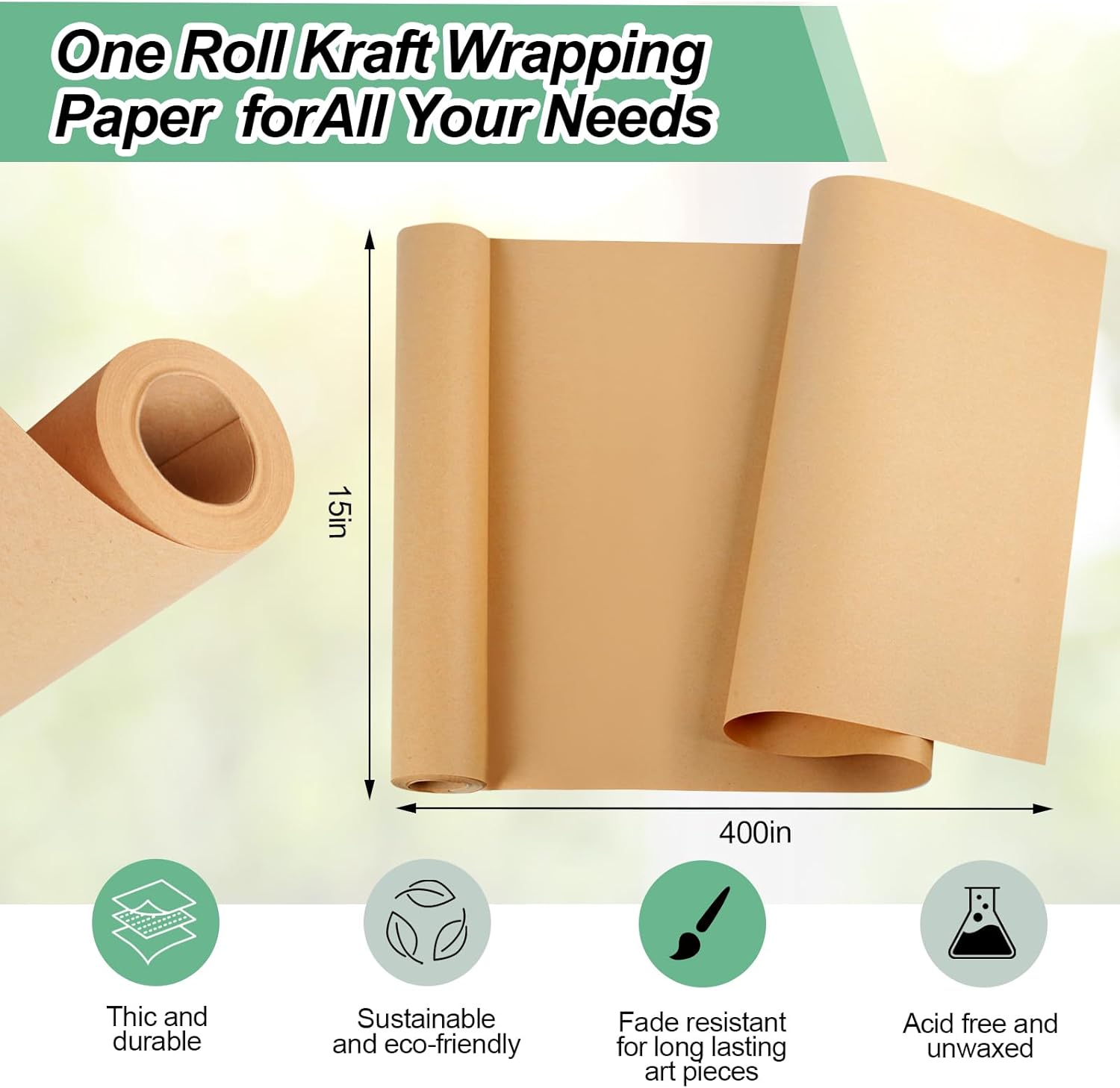 กระดาษคราฟท์สีน้ำตาล 10 เมตร เ - Art Craft Recycled Materials บทวิจารณ์และราคา