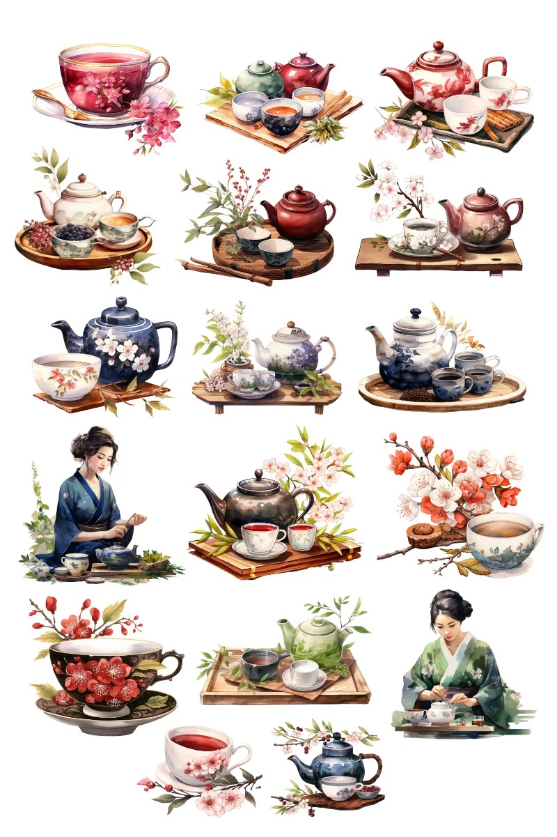 พิธีชงชาสีน้ำแสนน่ารัก สติกเกอ - Art Craft 6 Year Old บทวิจารณ์และราคา