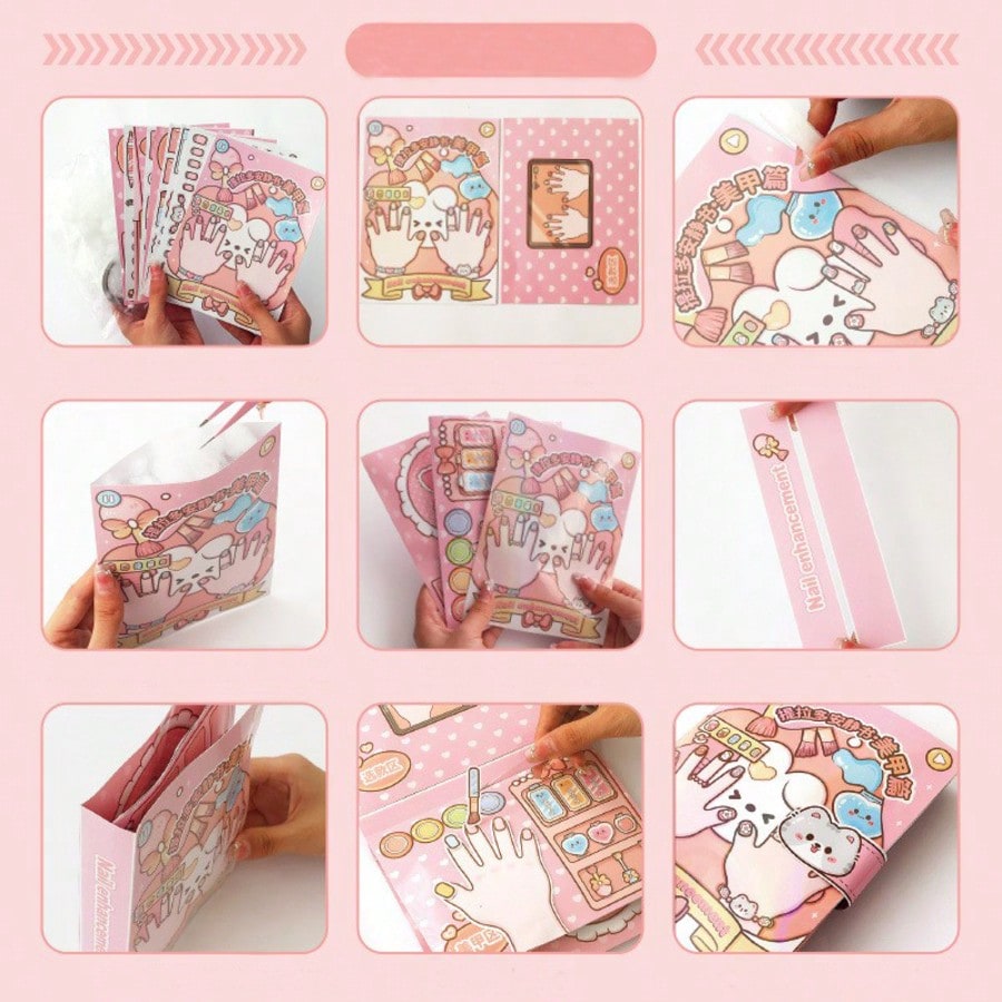 หนังสือสติกเกอร์ทำเล็บ DIY สีช - Art Craft 6 Year Old บทวิจารณ์และราคา