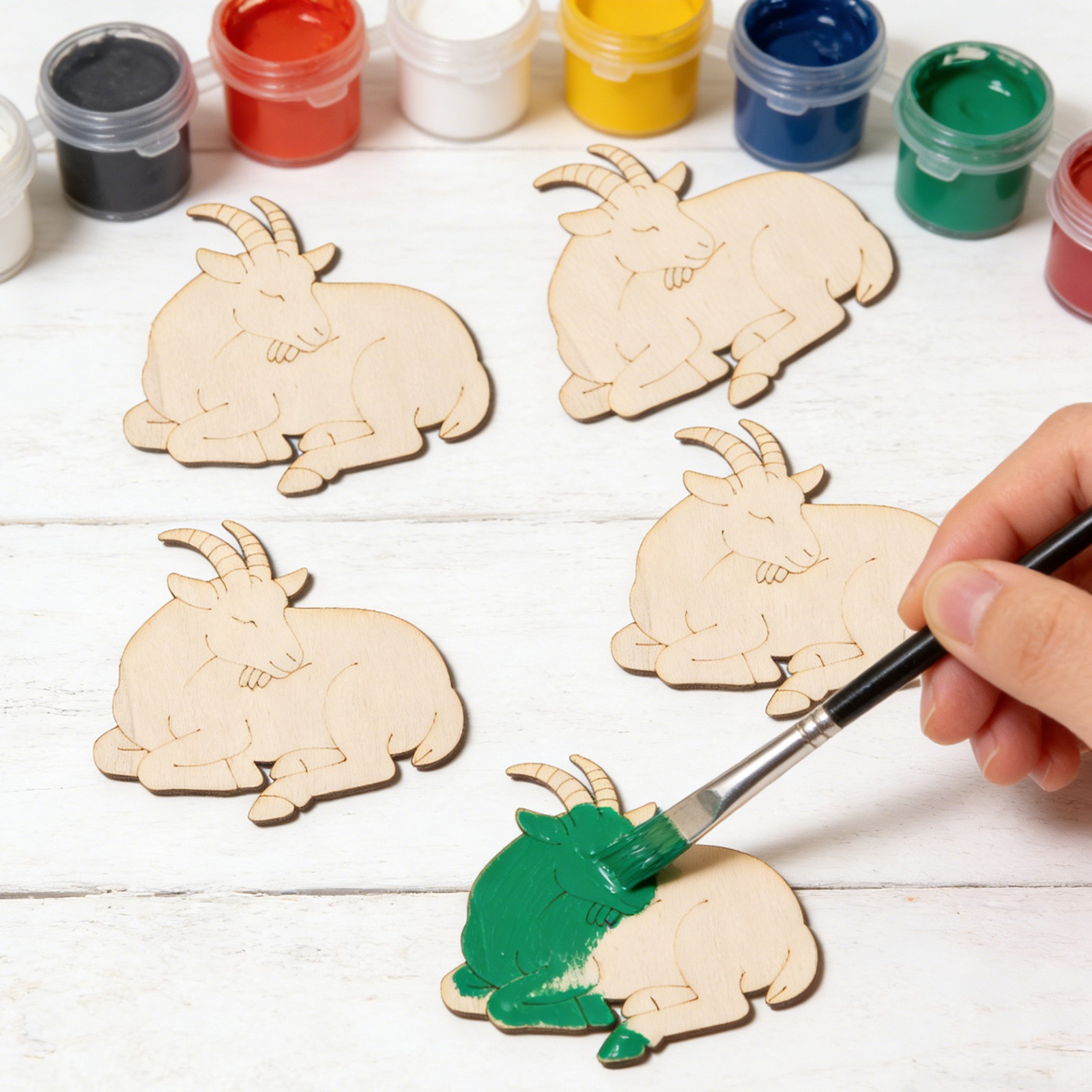 ชุดงานฝีมือไม้แกะสลักรูปแกะ 10 - Art Crafts บทวิจารณ์และราคา