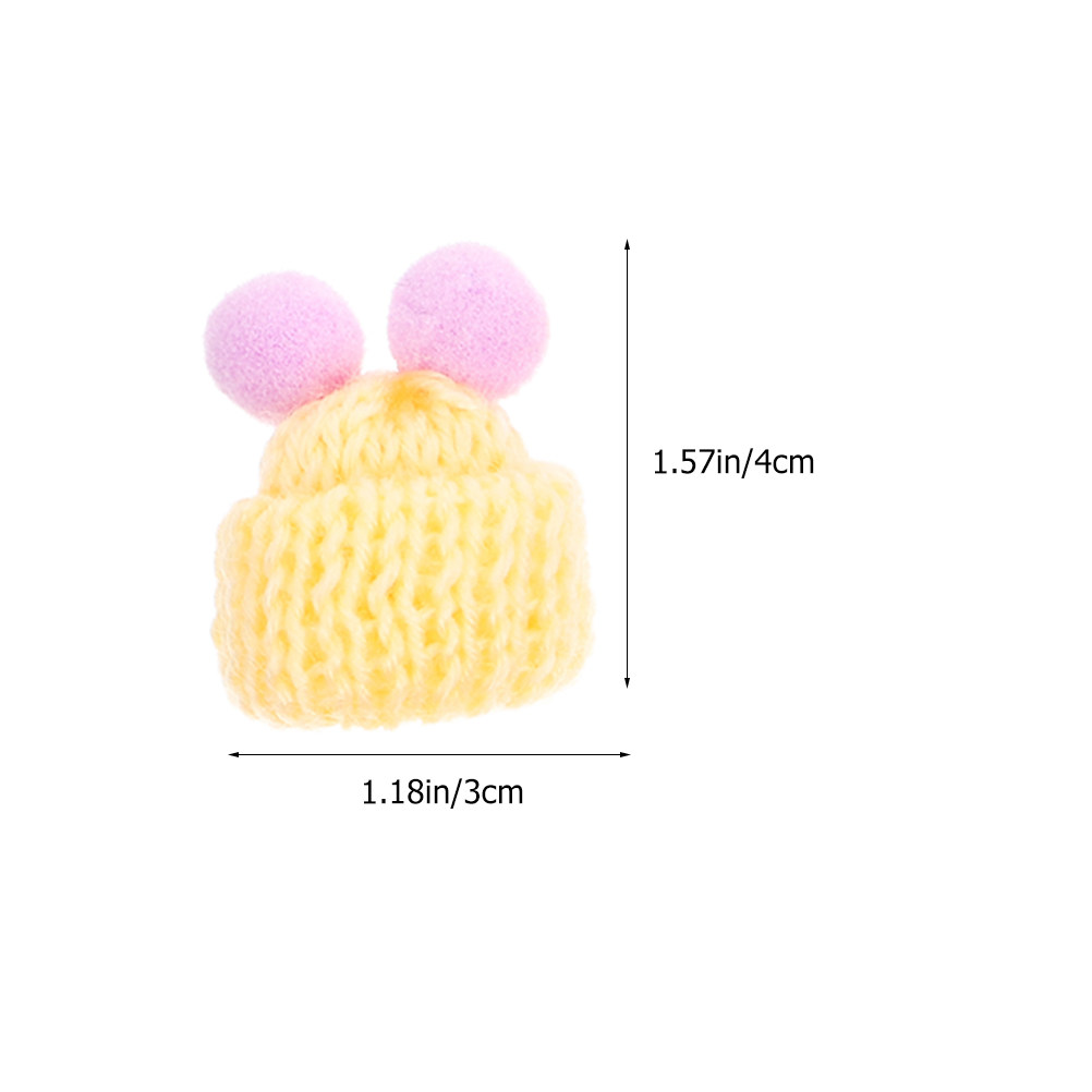 หมวกถักไหมพรมขนาดเล็ก 60 ชิ้น  - Art Craft Yarn บทวิจารณ์และราคา