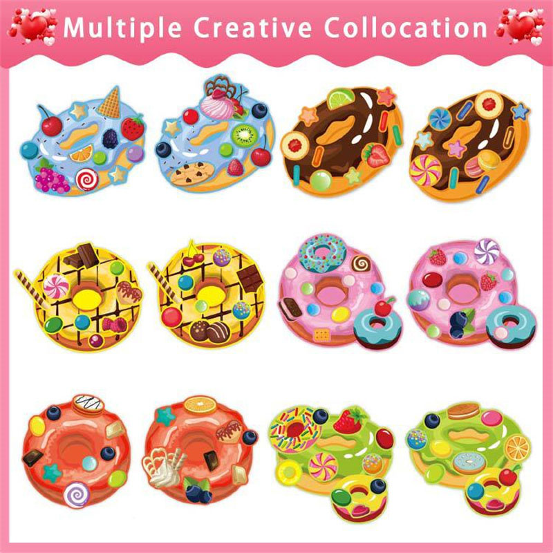 สติกเกอร์โดนัททำหน้าตัวละครสำห - Art Craft 6 Year Old บทวิจารณ์และราคา