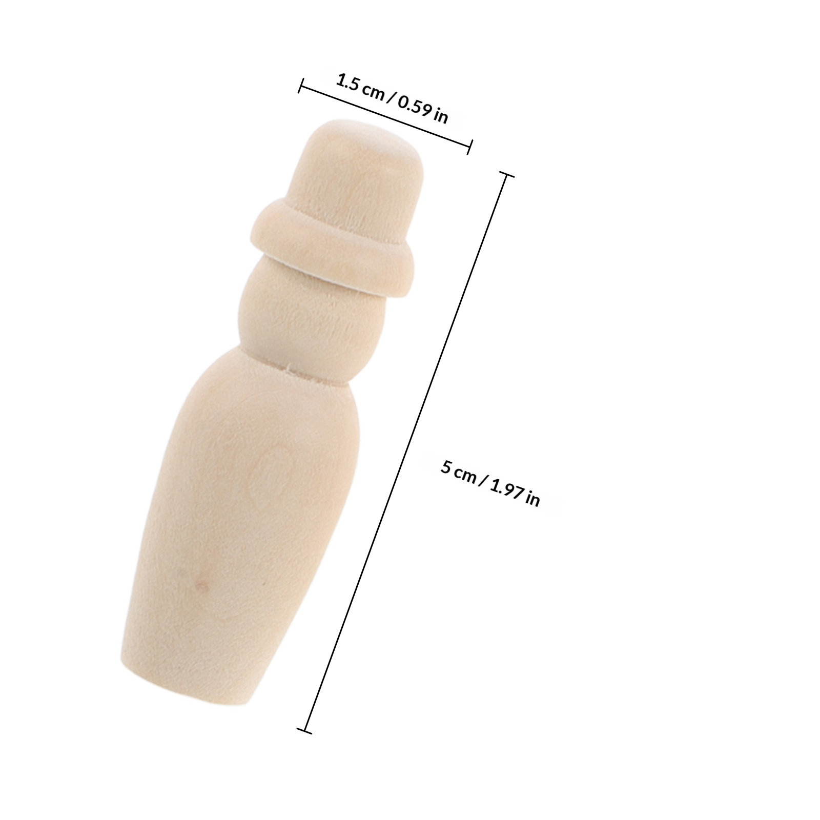 หุ่นไม้ธรรมชาติแบบไม่เคลือบสี  - Art Craft Yarn บทวิจารณ์และราคา